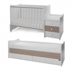 Детско трансформиращо легло LORELLI MAXI PLUS 70/160 бяло+кехлибар - 10150580044P - изглед 13
                  