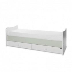 Детско трансформиращо легло LORELLI MAXI PLUS 70/160 бяло+milky green - 10150580040P - изглед 10
                  
