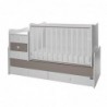 Детско трансформиращо легло LORELLI MAXI PLUS 70/160 бяло+string
