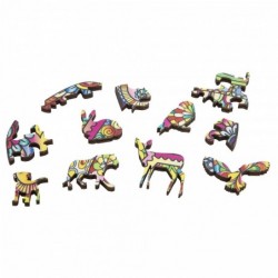 Пъзел Grafix Костенурка, уникални форми, дървен, 130 части - 6703020025 - изглед 9
                  