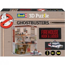 Пъзел Revell Ловци на духове - Пожарна станция 3D, 130 части - R00223 - изглед 3
                  
