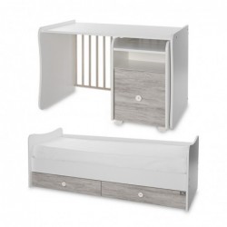 Детско легло Lorelli TREND PLUS 70/160 бяло+арт - 10150590043P - изглед 10
                  