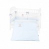 Бебешки спален комплект с бродерия 2 части EU style 60/120 Kikka Boo Dream Big Blue