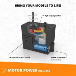 Конструктор Engino Creative Builder Motorized, 50в1 - 6704010021 - изглед 4
                  