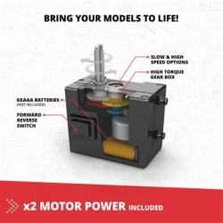 Конструктор Engino MB20 Mega Builds - Хеликоптер, с 2 перки - 6704010026 - изглед 4
                  