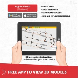 Конструктор Engino MB20 Mega Builds - Хеликоптер, с 2 перки - 6704010026 - изглед 5
                  
