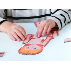 Образователен магнитен пъзел Hape - Човешко тяло, 68 части - H1652 - изглед 3
                  