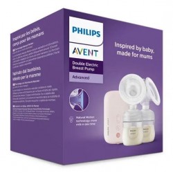 Двойна електрическа помпа Philips AVENT Natural Motion Advanced SCF395/31 с 2 бр. полипропиленови шишета 125 мл с биберон Natural Response 0м+, 5 бр. торбички за кърма и 4 бр. подплънки - 00A.0617.001 - изглед 7
                  