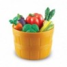 Комплект пластмасови зеленчуци Learning Resources в кошница