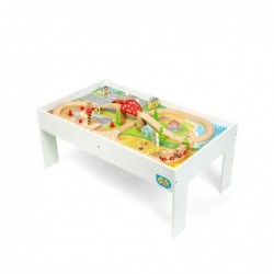 Комплект влакче с релси и маса Bigjigs (50 части)  - BJT550 - изглед 3
                  