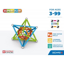 Магнитен конструктор Geomag Supercolor 385, 93 части - G385 - изглед 3
                  