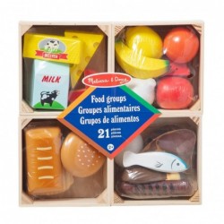 Дървен комплект Melissa & Doug - 5 Групи храни - 000772002714 - изглед 7
                  