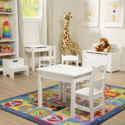 Детско дървено бюро със столче Melissa&Doug, Бяло - 40231 - изглед 3
                  