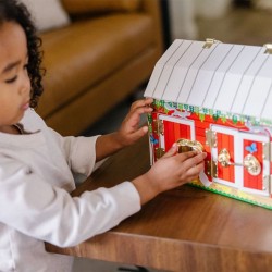 Детска дървена играчка Melissa and Doug Хамбар с врати и ключалки + 4 животни - 000772025645 - изглед 8
                  