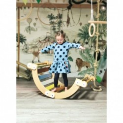 Дървена дъга за катерене Small Foot, 108х67х45cm - 6704030014 - изглед 1