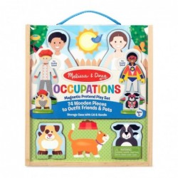 Дървена магнитна игра Melissa and Doug - Професии  - 19309 - изглед 3
                  