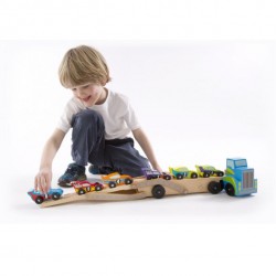 Автовоз с коли дървен Melissa and Doug - 000772127592 - изглед 4
                  