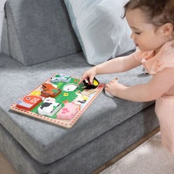 Дървен пъзел Melissa&Doug Селскостопански животни, 8 ч. - 000772037235 - изглед 4
                  
