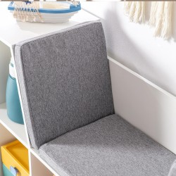 3в1 Детска Етажерка Ginger Home, Библиотека и Пейка, 6 Отделения за Съхранение на Играчки и Книжки, Подарък за 3+ години - JWTR-3153 - изглед 7
                  