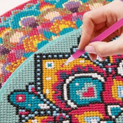 Moxy Платно за рисуване с мъниста Мандала, кръг, зелено - 6605330061 - изглед 3
                  