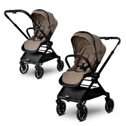Детска комбинирана количка Lorelli REYA 2в1 с кош за новородено BEIGE - 10022072507 - изглед 4
                  
