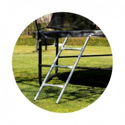 Батут за скачане 305см с баскетболен кош Chipolino Basketball - TRAMPB024GR - изглед 3
                  