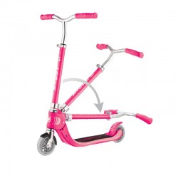 Сгъваема детска тротинетка Globber FLOW FOLDABLE 125, розова - 773-110 - изглед 4
                  