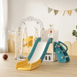 Детска пързалка Feelkids с люлка 5в1, Castle - FE-HT-SYK0433 - изглед 1