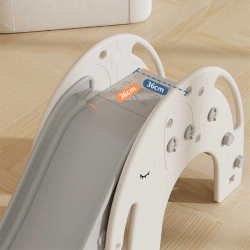 Детска пързалка с баскетболен кош Feelkids Слонче - сива - FE-HT-DG104-GY - изглед 3
                  