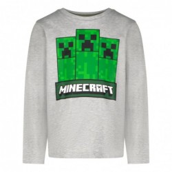 Блуза с дълъг ръкав Minecraft Creepers Trio, размер 116 - GC-MNCT-256_116 - изглед 1