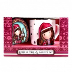 Комплект чаша с подложка Santoro Gorjuss Merry and Bright - Tis The Season - 1168GJ05 - изглед 1