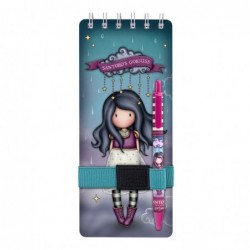 Бележник с химикал Santoro Gorjuss Whatever the Weather - Little Storm Cloud - 1171GJ03 - изглед 1