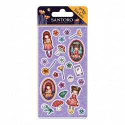 Стикери Santoro Gorjuss In The Forest - Firefly Dawn / Little Mushroom - 680GJ22 - изглед 1