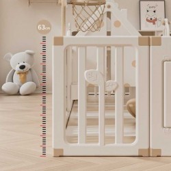 Детска вътрешна площадка Feelkids с ограда, люлка и активни елементи за игра - FE-WL-YTW12 - изглед 4
                  