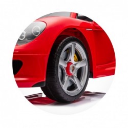 Лицензирана акумулаторна кола Porsche Carrera GT червена - ELKPCA02603RE - изглед 9
                  
