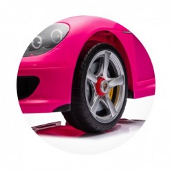 Лицензирана акумулаторна кола Porsche Carrera GT розова - ELKPCAL02604PI - изглед 6
                  