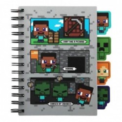 Тетрадка с разделители Minecraft - PP14968MCF - изглед 1
