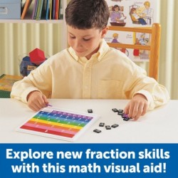 Плочки с дроби Learning Resources, цветни, 54 части - 6618020300 - изглед 6
                  