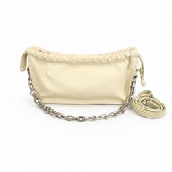 Кожена чанта Arcobaleno със синджир беж - CC6797 beige - изглед 1