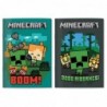 Тетрадка B5 40 листа, мека корица Minecraft Chibi, асортимент