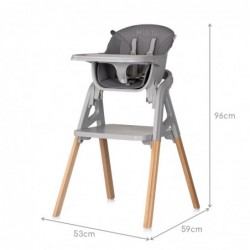 Столче за хранене 4в1 Chipolino Multi тъмно сиво - STHMLT02601CH - изглед 14
                  