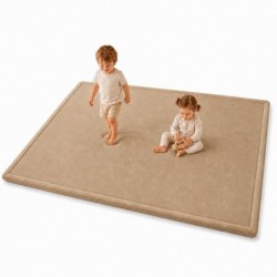 Детски Мемори Килим GINGER HOME LOLLA, 150x200 см, 3,5 см Дебелина, Кадифено Мек Водоустойчив Горен Слой, Мемори Пяна, Противохл - GH-MM-04 - изглед 1