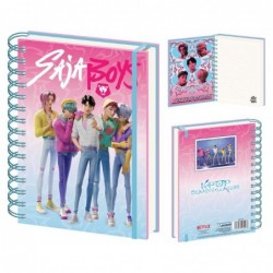 Тетрадка A5 със спирала K-Pop Demon Hunters Saja Boys - SR2511455 - изглед 1