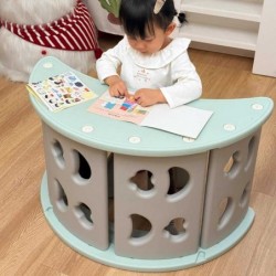 Детски многофункционален модул Feelkids за игра и почивка – зелен - FE-QD-YL02-GN - изглед 6
                  