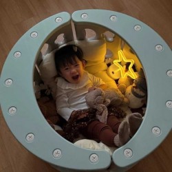 Детски многофункционален модул Feelkids за игра и почивка – зелен - FE-QD-YL02-GN - изглед 7
                  