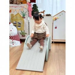 Детска катерушка с люлка и пързалка Feelkids – зелена - FE-QD-YL04-GN - изглед 7
                  
