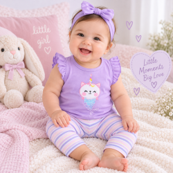 Комплект Organic Kid с потник и клин - 10431-001 - изглед 1