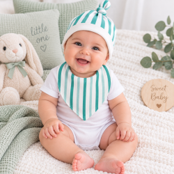 Комплект бандана и шапка Organic Kid - 10195-005 - изглед 1