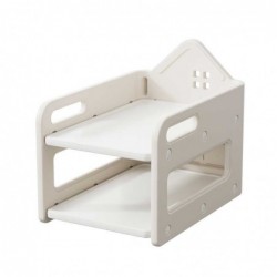 Бебешки повивалник Feelkids с отделение за пелени и бебешки принадлежности – бял - FE-YE-PYE0371-WH - изглед 1