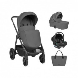 Комбинирана количка 3в1 с кош за новородено Modena Dark Grey 2027 - 31001010281 - изглед 1
                  